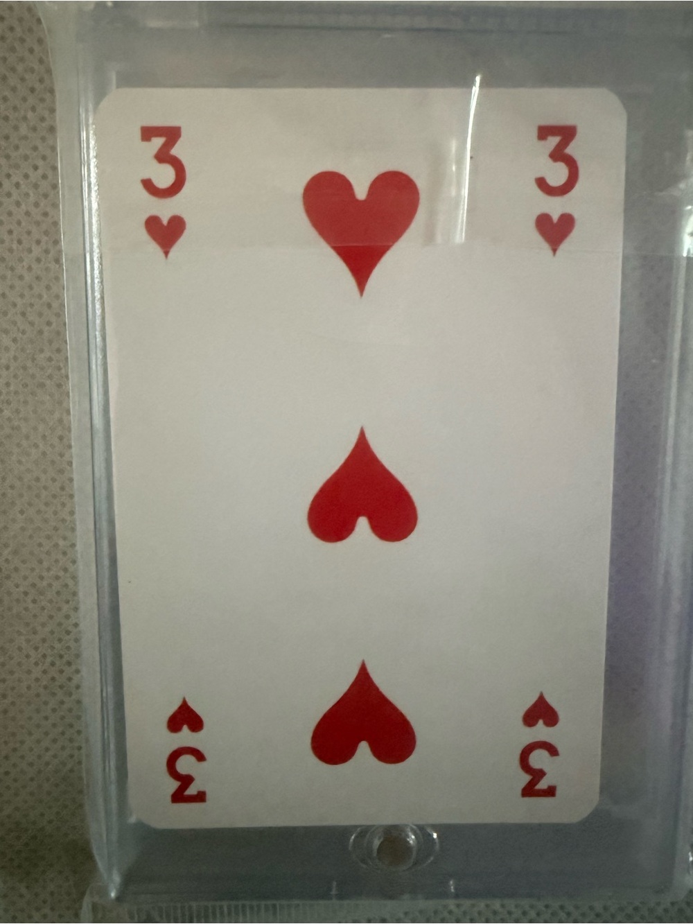 Louis Vuitton Exclusive Paris Edition 3 of Hearts Playing Card with COA